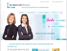 Tablet Screenshot of dr-lull.de